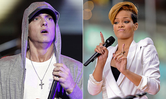 Eminem e Rihanna se reúnem nesta terça para filmar o clipe da parceria na faixa "Love the Way You Lie"