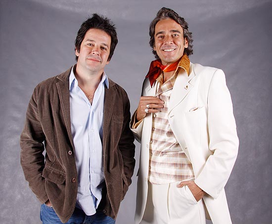 Murilo Benicio e Alexandre Borges em "Ti Ti Ti"