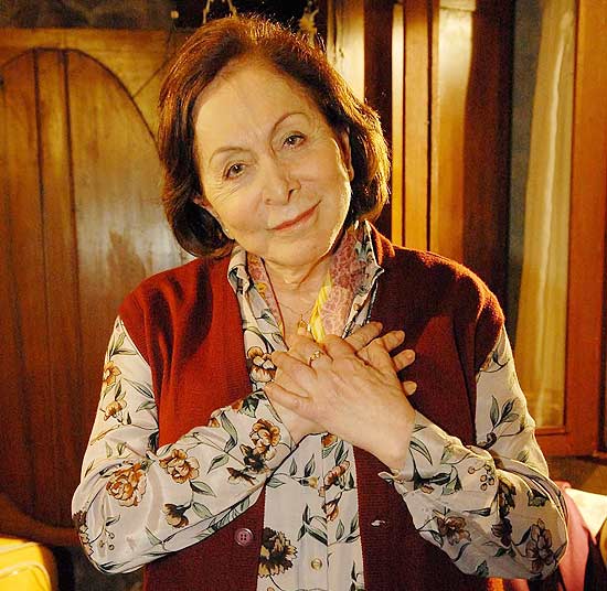 A atriz Aracy Balabanian, que interpretou Dona Armênia em "Rainha da Sucata"