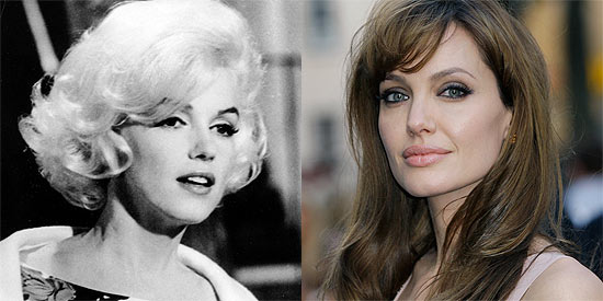 Marilyn Monroe pode ser interpretada por Angelina Jolie nas telas