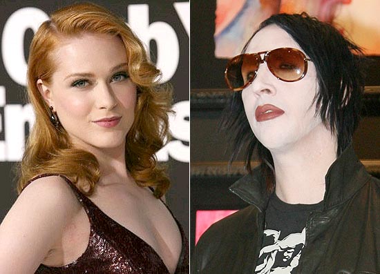 Evan Rachel Woods e Marilyn Manson terminaram o noivado