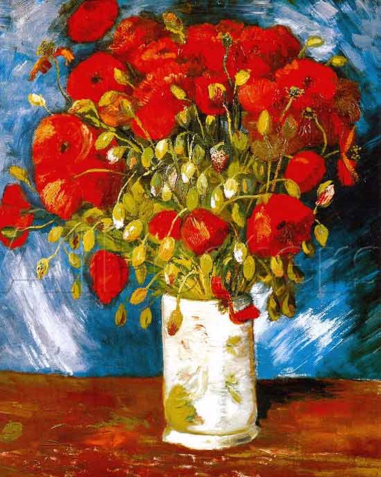 Vase and Flowers' by Van Gogh
