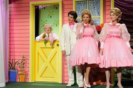 Betty White em participao no "Saturday Night Live", programa recordista de indicaes ao prmio Emmy