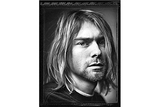O retrato do músico Kurt Cobain feita pelo fotógrafo Mark Seliger