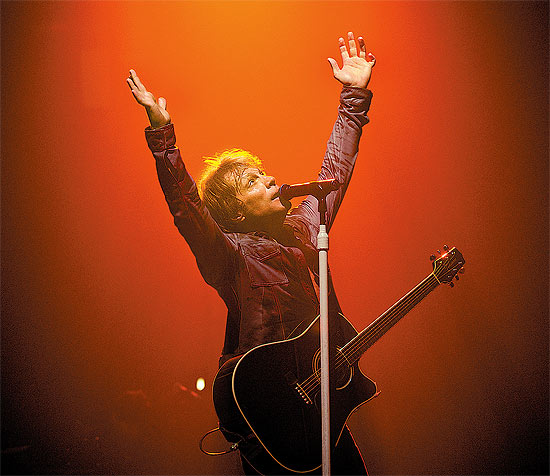 Bom Jovi em show na Flórida em abril de 2010