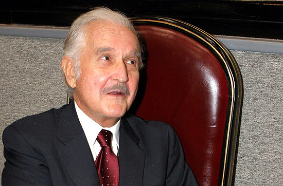 O escritor mexicano Carlos Fuentes