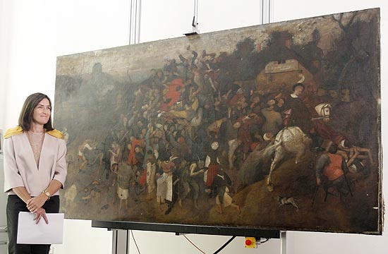 Quadro que teve reconhecida a autoria de Pieter Bruegel, o Velho