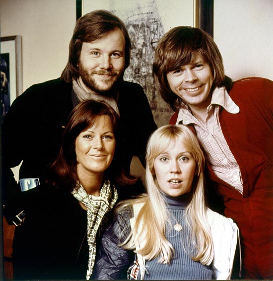 Fundadores do grupo sueco ABBA