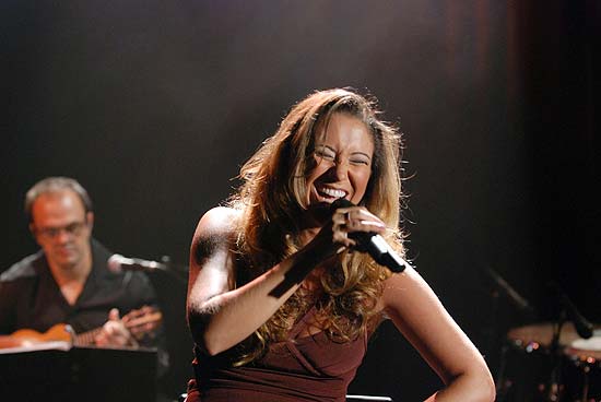 A cantora Maria Rita