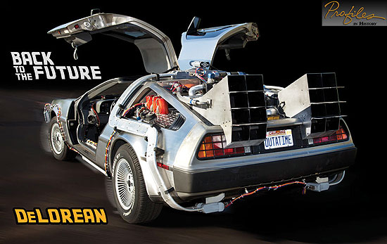 Reprodução "mais exata" do DeLorean DMC-12 usado nos três filmes da trilogia "De Volta para o Futuro"