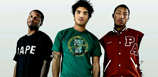Integrantes da banda N.E.R.D., que fará show no Brasil no dia 5 de novembro