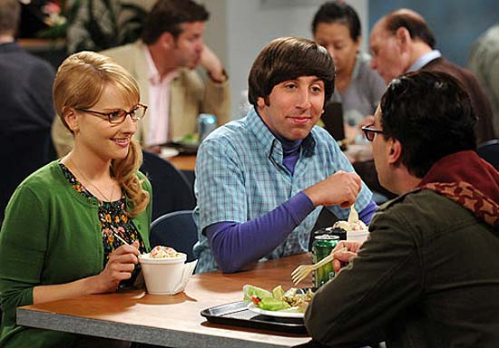 Bernadette (Melissa Rauch) e Howard Wolowitz (Simon Helberg) em "The Big Bang Theory"