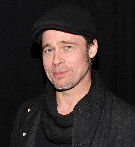 Brad Pitt na estreia da animao "Megamente", na ltima quarta-feira, em Nova York