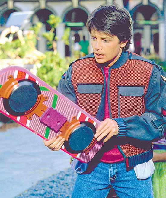 Marty McFly, personagem de Michael J. Fox no filme 
