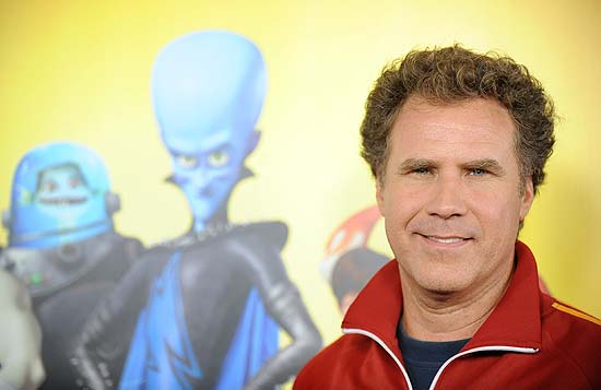 O ator Will Ferrell, a voz do super-heri Megamind