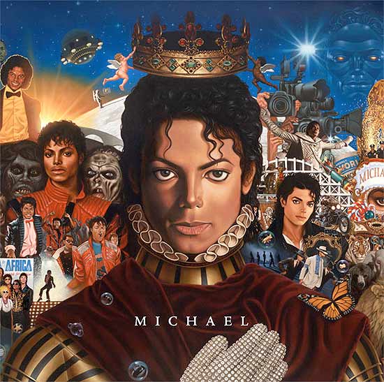 Capa do lbum pstumo de Michael Jackson, "Michael"