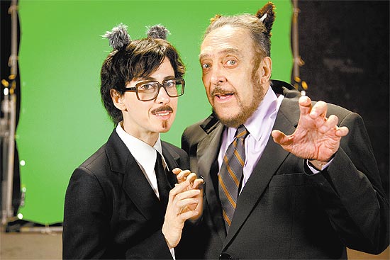 Fernanda Torres e Carlos Miele interpretam rato e gato em um dos episdios de "Amoral da Histria"
