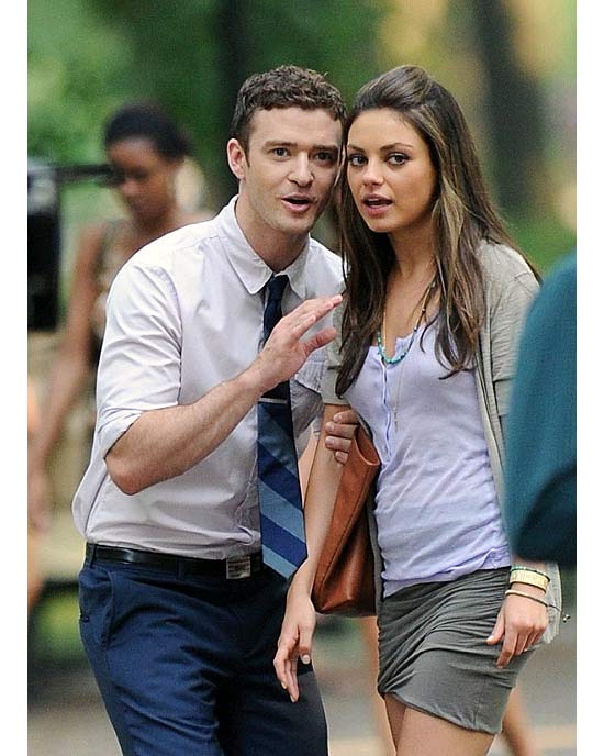 Mila Kunis e Justin Timberlake no filme "Amigos com Benefícios"