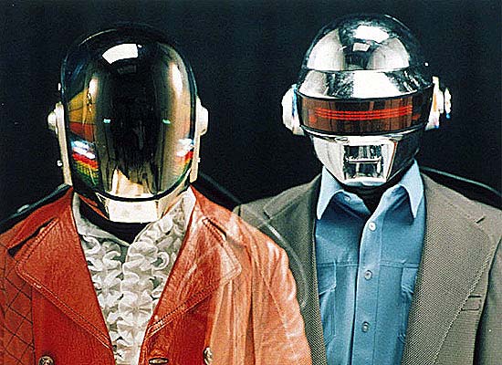 Thomas Bangalter e Guy-Manuel de Homem Christo, integrantes do duo francês de música eletrônica Daft Punk