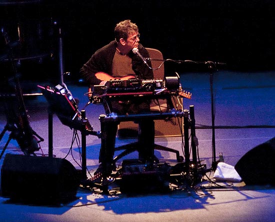 Lou Reed durante apresentação em São Paulo, em 2010