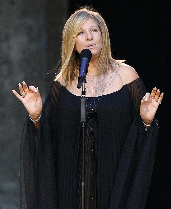 A atriz e cantora Barbra Streisand