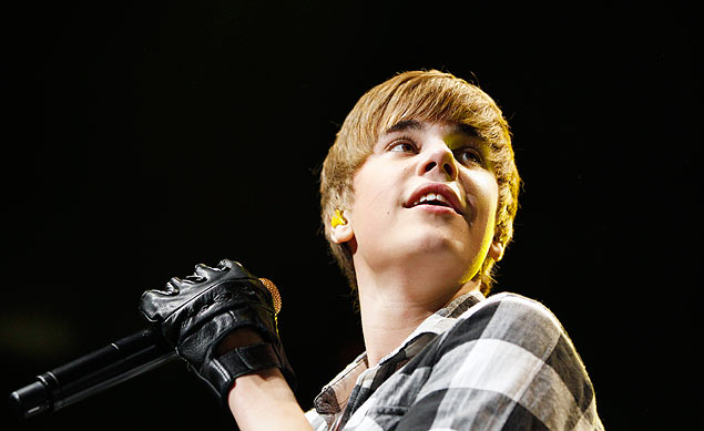 O cantor adolescente Justin Bieber