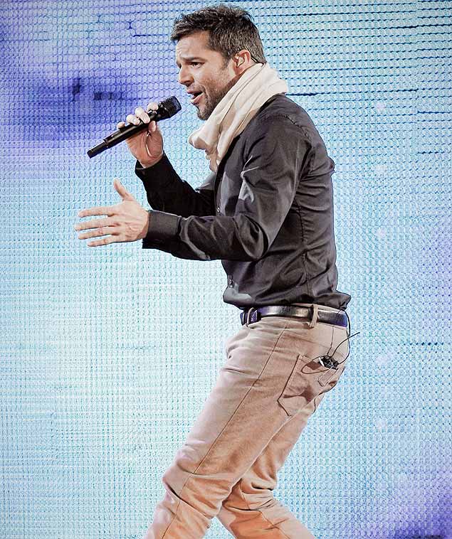 O cantor Ricky Martin
