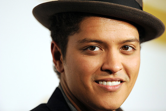O cantor Bruno Mars, que foi condenado por ter sido pego com cocana no ano passado