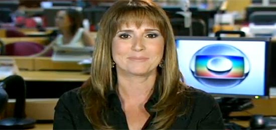 A jornalista Renata Capucci com novo corte de cabelo