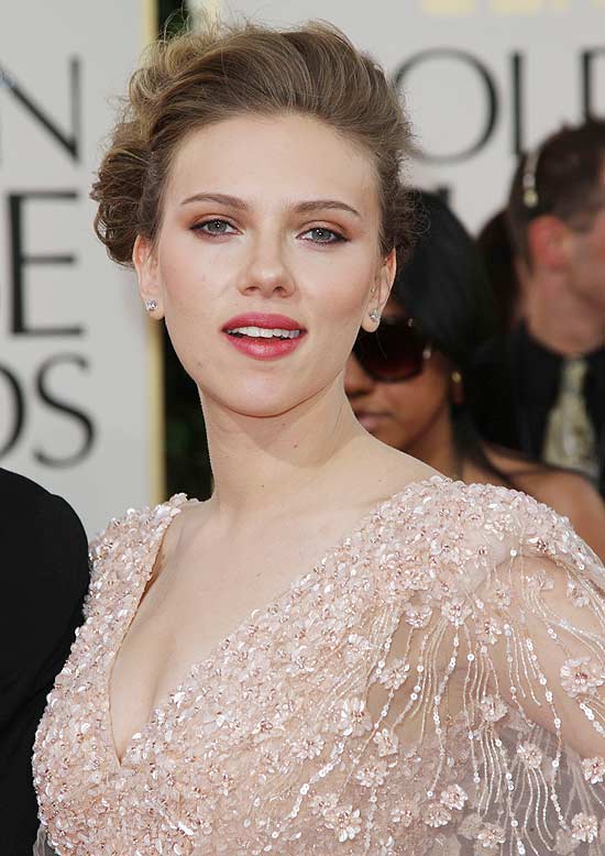 A atriz Scarlett Johansson, que vai ser uma das apresentadoras da prxima edio do Oscar, no domingo (27)