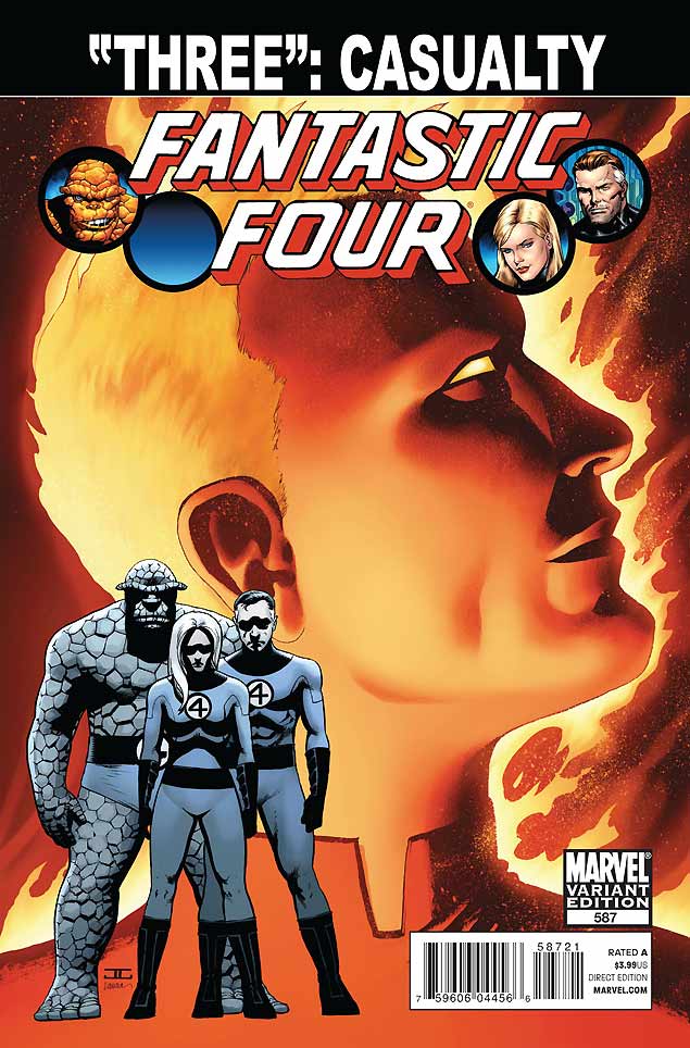 Capa do quadrinho "Quarteto Fantástico", da Marvel