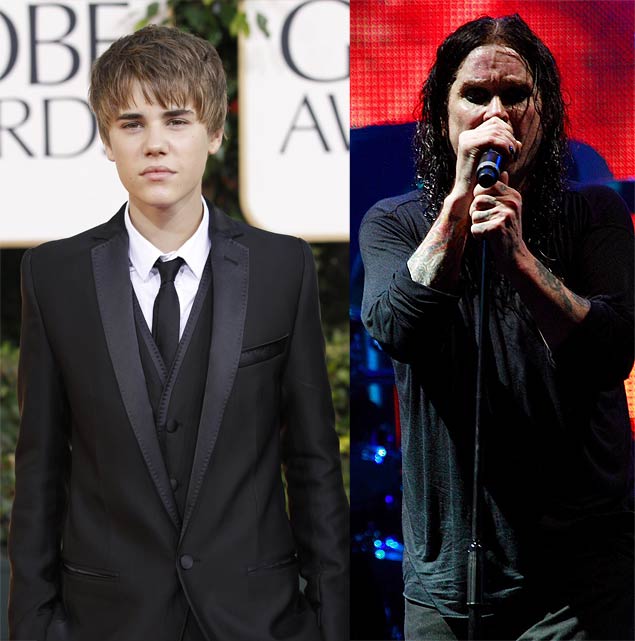 Justin Bieber e Ozzy Osbourne gravaram comercial juntos para ser exibido na final do campeonato de futebol americano