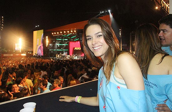 Fernanda Machado no festival de vero, em Salvador
