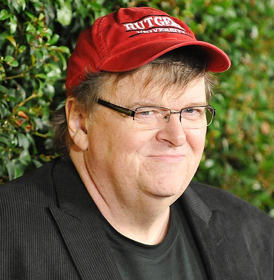 O diretor Michael Moore, que ganhou um Oscar com o filme &quot;Tiros em Columbine&quot;
