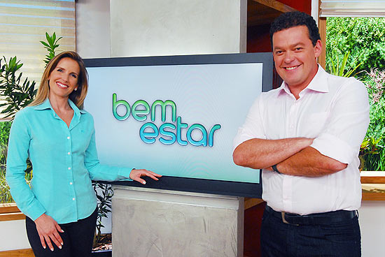 Mariana Ferro e Fernando Rocha estreiam hoje no comando do novo programa "Bem Estar" 