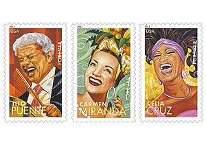 Carmen Miranda foi homenageada em selos que começou a ser vendida nos EUA