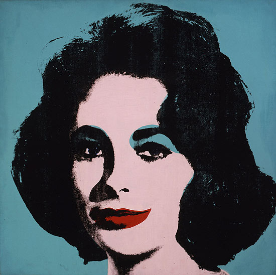 Retrato de Elizabeth Taylor feito por Andy Warhol em 1963 foi leiloado por US$ 26,96 mi
