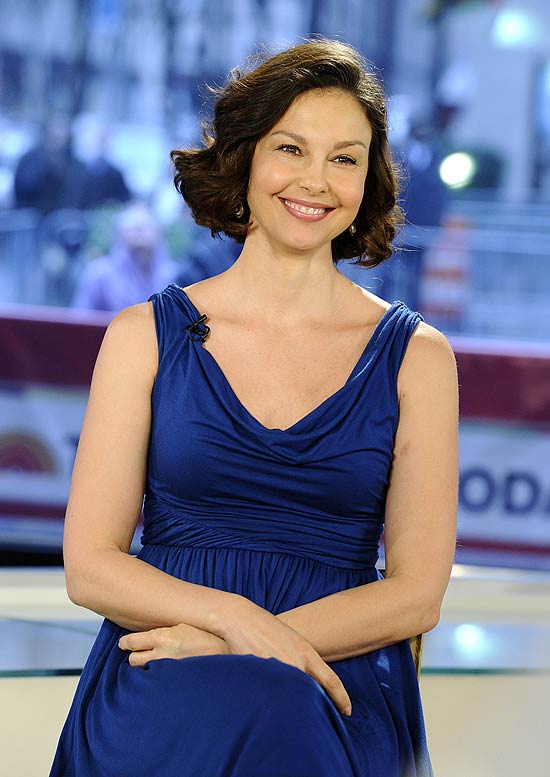 A atriz norte-americana Ashley Judd durante entrevista ao &quot;Today&quot;