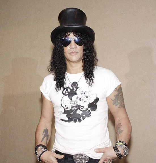 Quem usasse camisetas com imagens de Slash estava impedido de entrar no show do Guns N' Roses