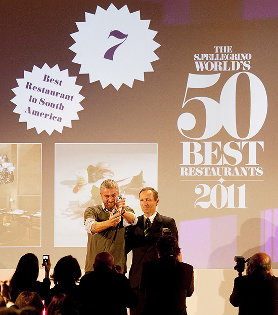 O restaurante D.O.M., do chef Alex Atala, subiu da 18ª para a sétima posição na lista dos 50 melhores do mundo