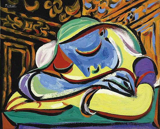 Quadro "Jeune Fille Endormie", de Pablo Picasso