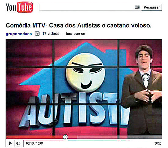 "ComdiaMTV" causa revolta ao satirizar autismo