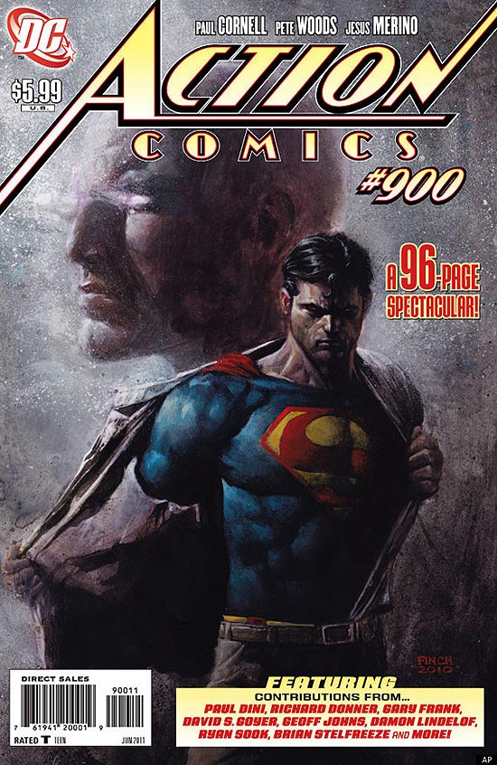 A edição 900 da revista "Action Comics"