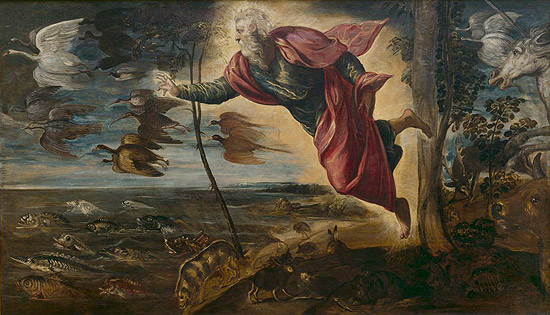 "La Creazione degli Animali", obra de Tintoretto que estará na Bienal de Veneza