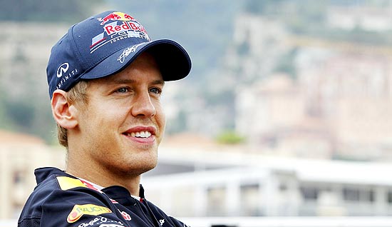 O piloto alemão Sebastian Vettel
