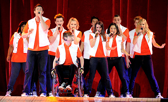Elenco do seriado norte-americano "Glee"