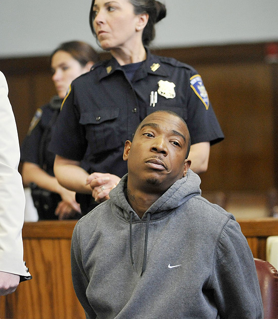 O rapper Ja Rule durante julgamento