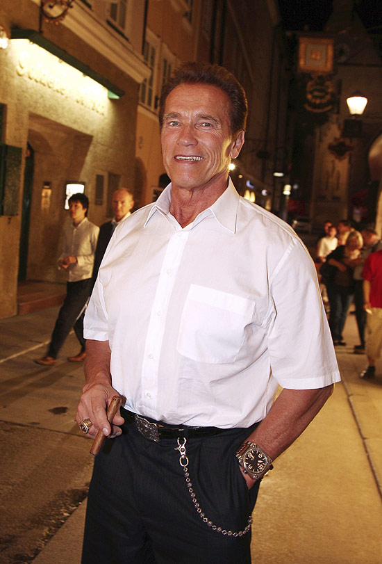 Ator Arnold Schwarzenegger comea a filmar o faroeste "The Last Stand" em setembro, diz site