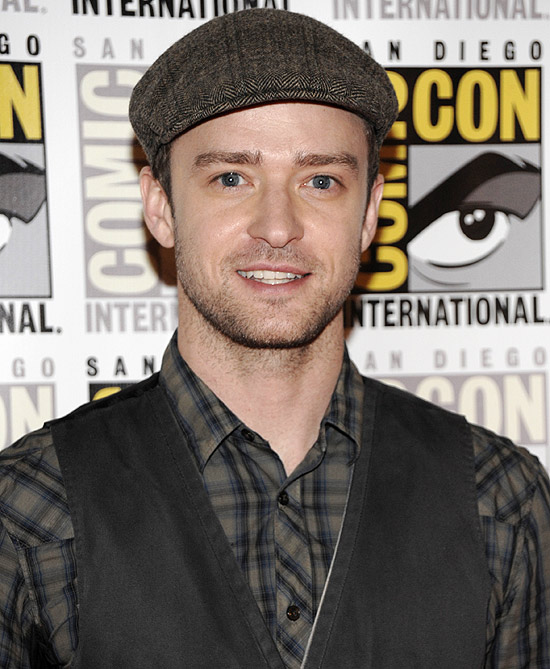 O cantor e ator Justin Timberlake