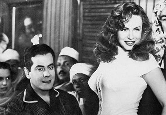 Atriz egípcia Hind Rostom em cena do filme "Estação Central do Cairo"